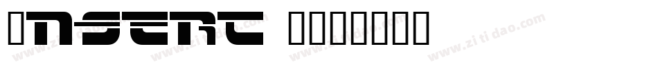 Insert 2字体转换